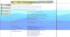 Desktop Screenshot of dr-mathiasfritze.de